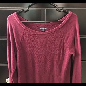 Red American eagle sweater